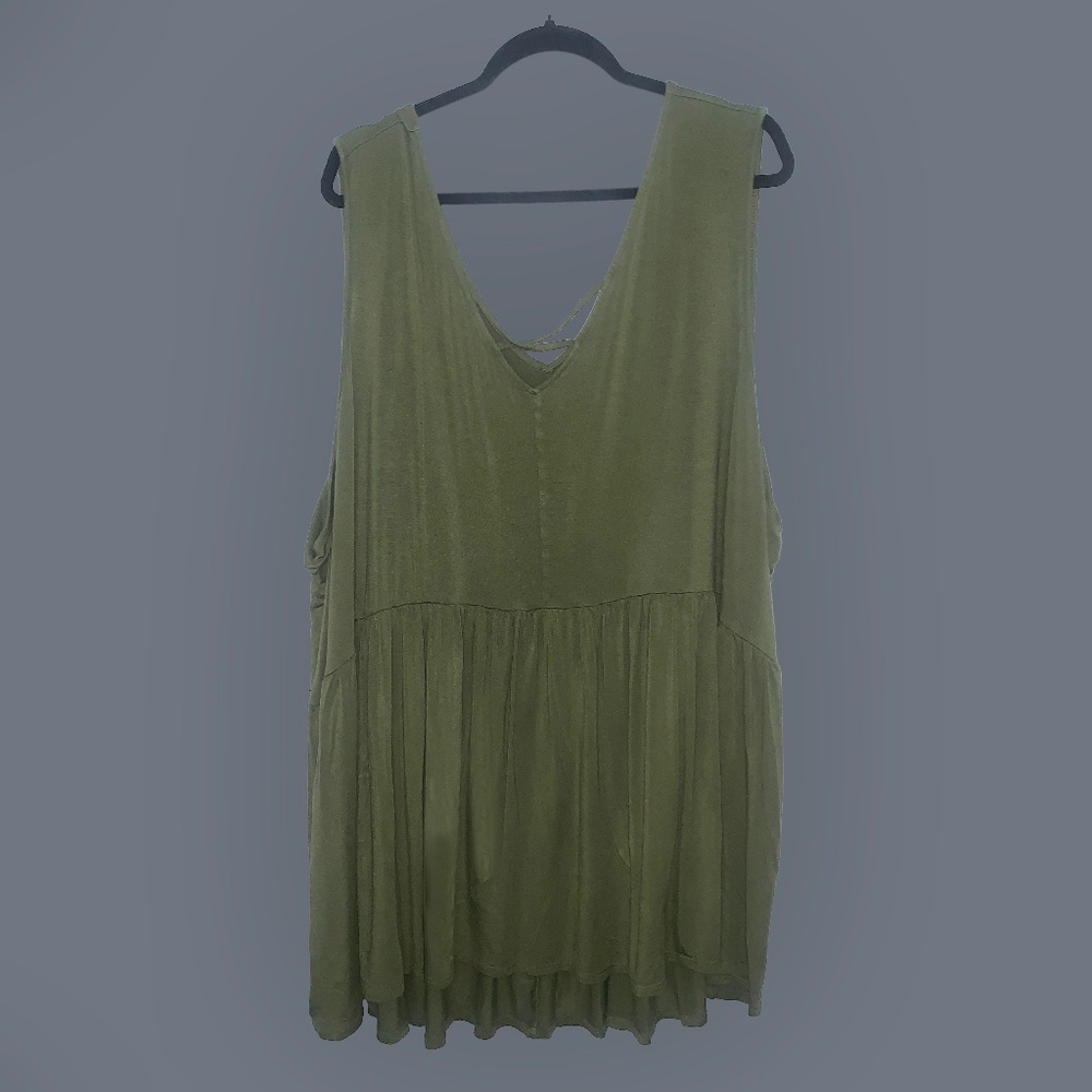 Olive Green Tunic/Boho Dress